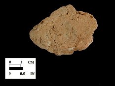 Dames Quarter interior surface of body sherd from Nassawango, site 18WO23/6K.